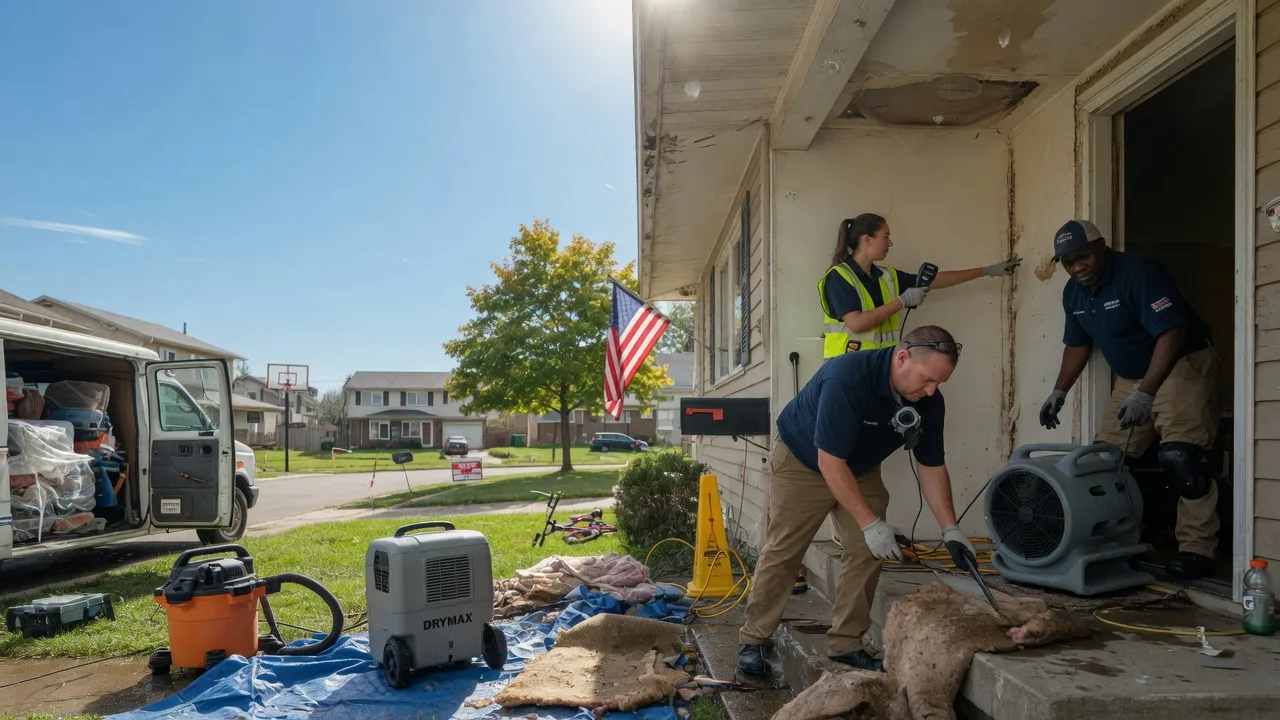 Water Damage Restoration in Monument, KS near me